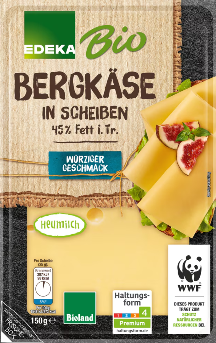 EDEKA Bio Bergkäse
