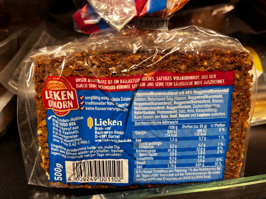 Vollkornbrot Kraftklotz