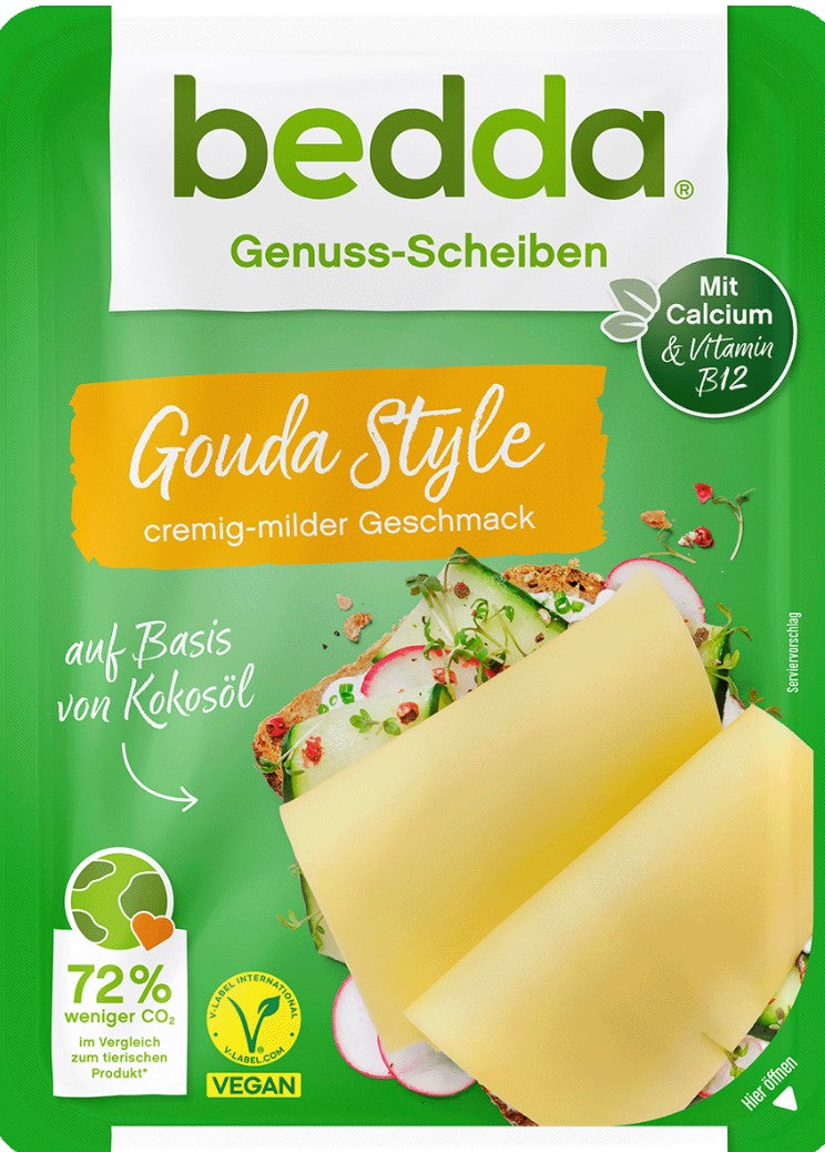 Bedda Scheiben Gouda Style 150g (veganer Käse)
